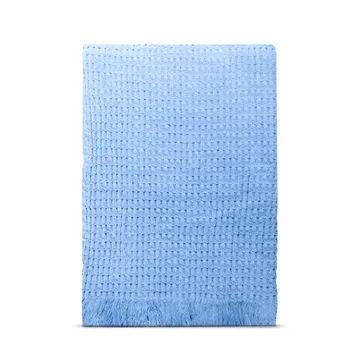 Stockholm bawełniany pled 130x180 cm - Millenium blue - Rug Solid