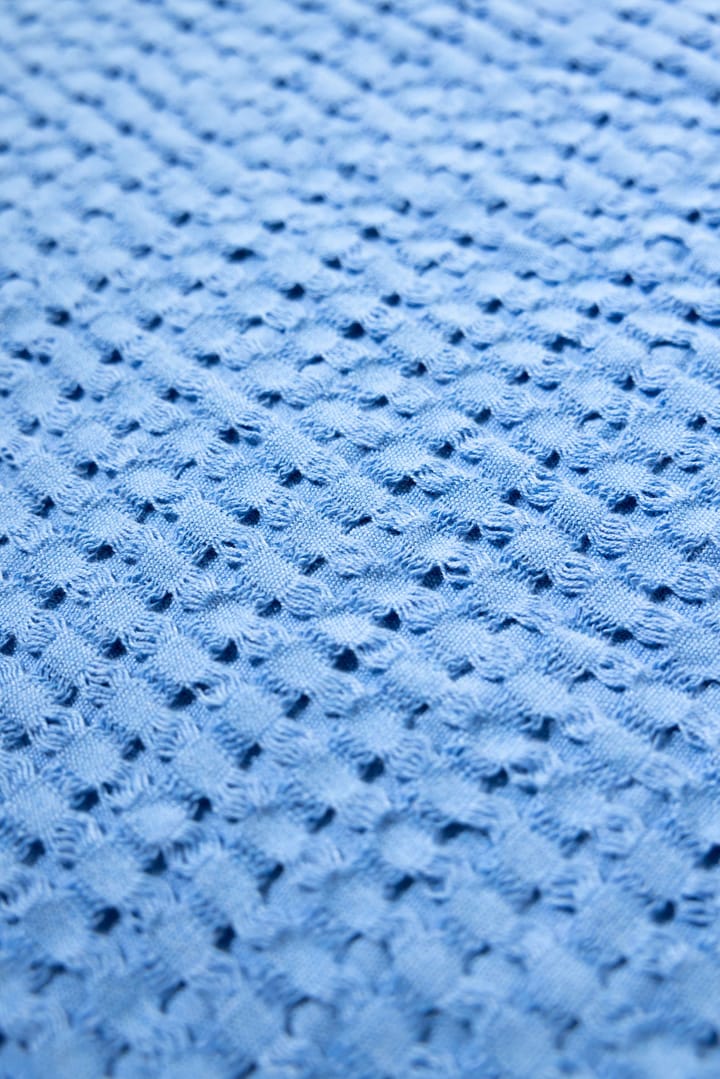 Stockholm bawełniany pled 130x180 cm - Millenium blue - Rug Solid