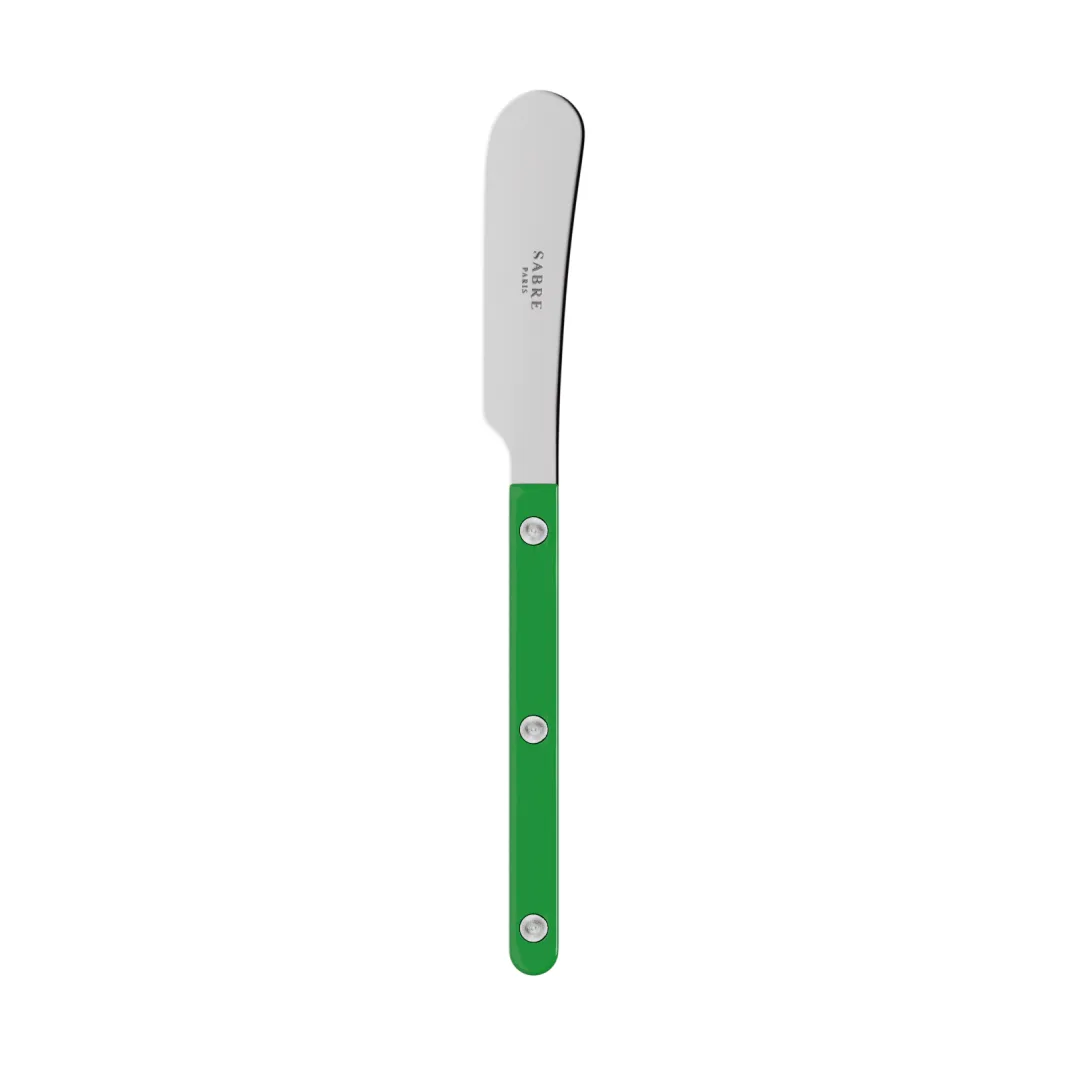 Nóż do masła Bistrot Solid 14 cm, Garden green SABRE Paris