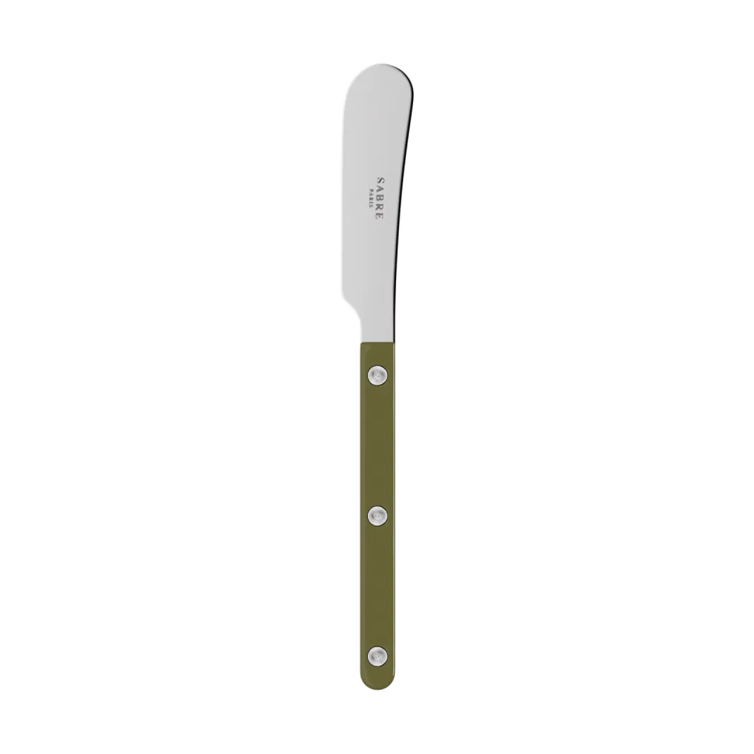 Nóż do masła Bistrot Solid 14 cm, Zieleń paproci SABRE Paris