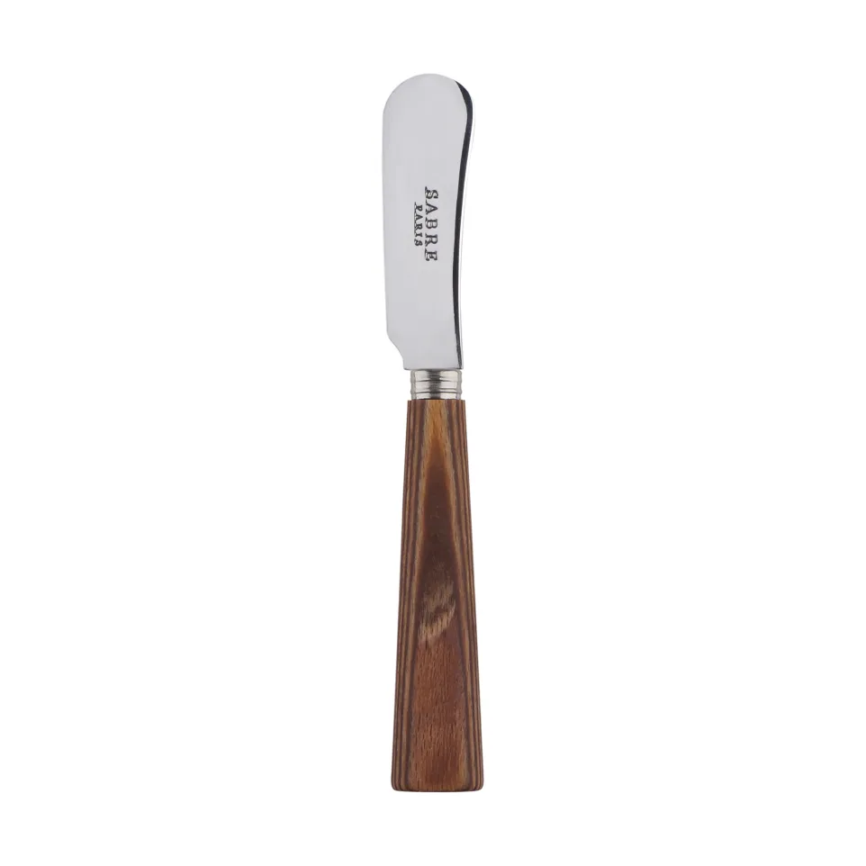 Nóż do masła Nature 14 cm, Laminowane jasne drewno SABRE Paris