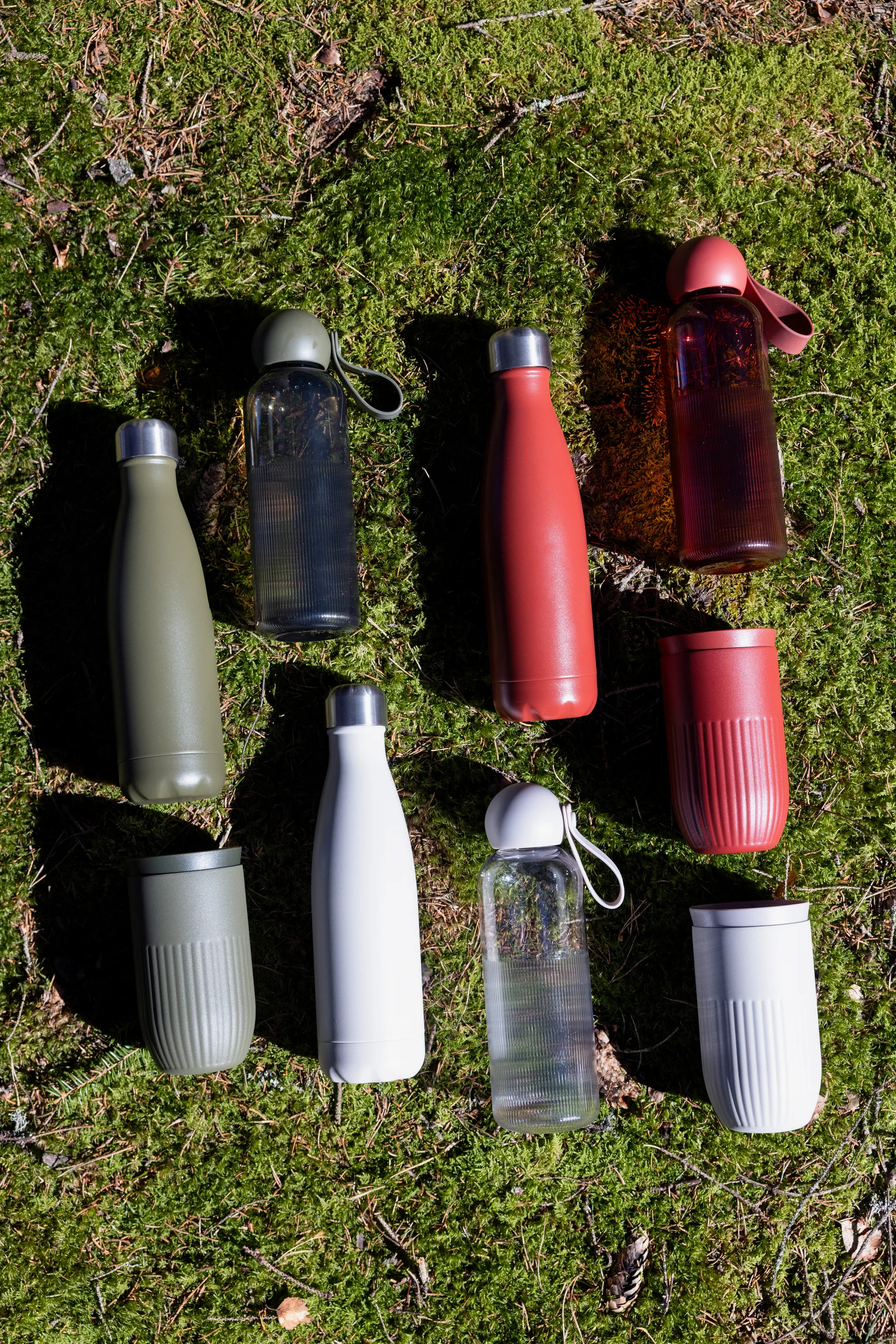 Butelka stalowa Nils 50 cl, Czerwony Pantone Sagaform