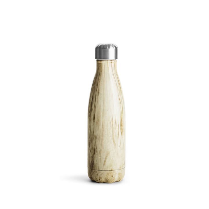 Butelka stalowa To Go 0,5 litra - drewno - Sagaform