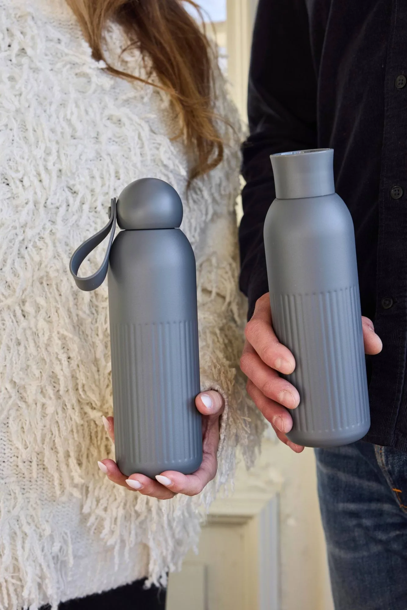 Butelka termiczna Tekla, Szary Pantone Cool gray 10C, 500 ml Sagaform