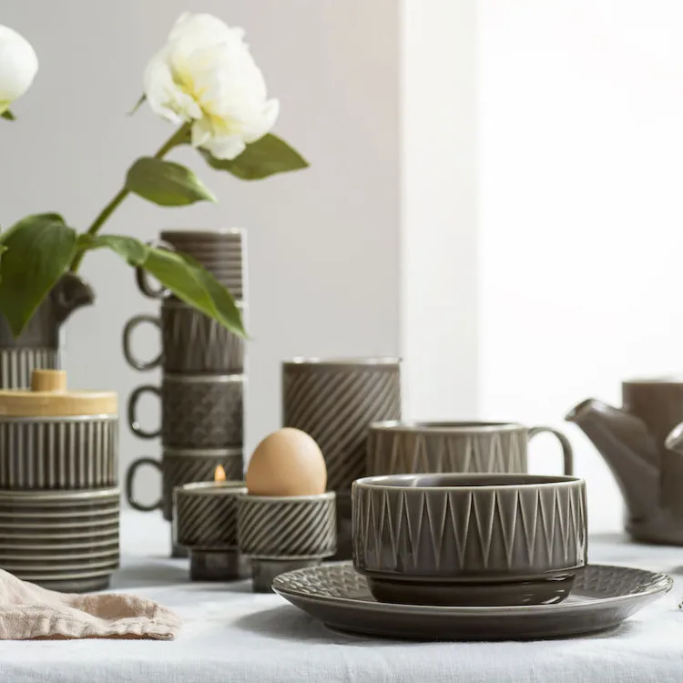 Coffee & More pojemnik na jajko, Szary Sagaform