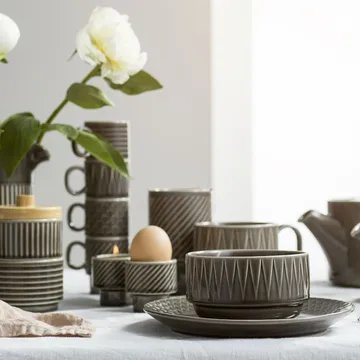 Coffee & More pojemnik na jajko - Szary - Sagaform