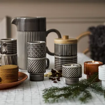 Coffee & More pojemnik na jajko - Szary - Sagaform