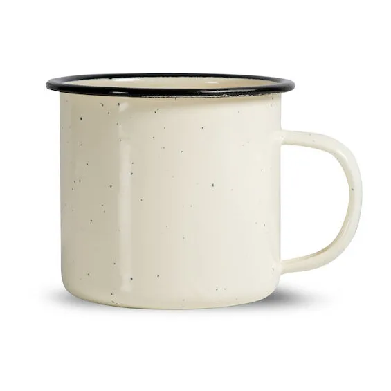 Doris emaliowany kubek 350 ml - Beżowy - Sagaform