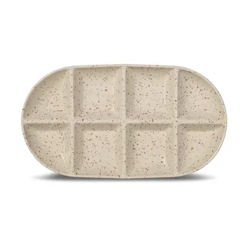 Duża taca do serwowania Ditte 20x36 cm - Beżowo-bordowy - Sagaform