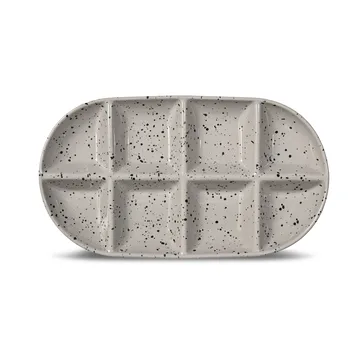 Duża taca do serwowania Ditte 20x36 cm - Szaro-czarny - Sagaform