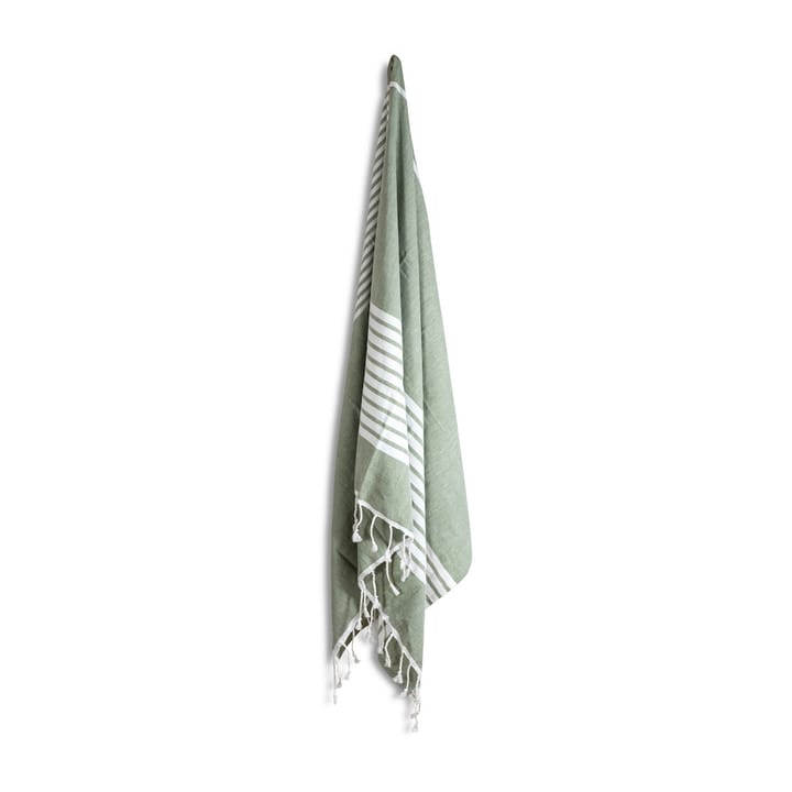 Ella Hamam ręcznik 90x170 cm - Zielony - Sagaform