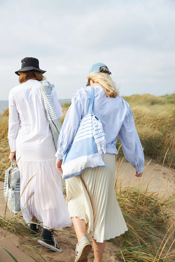 Ella Hamam ręcznik 90x170 cm, Zielony Sagaform