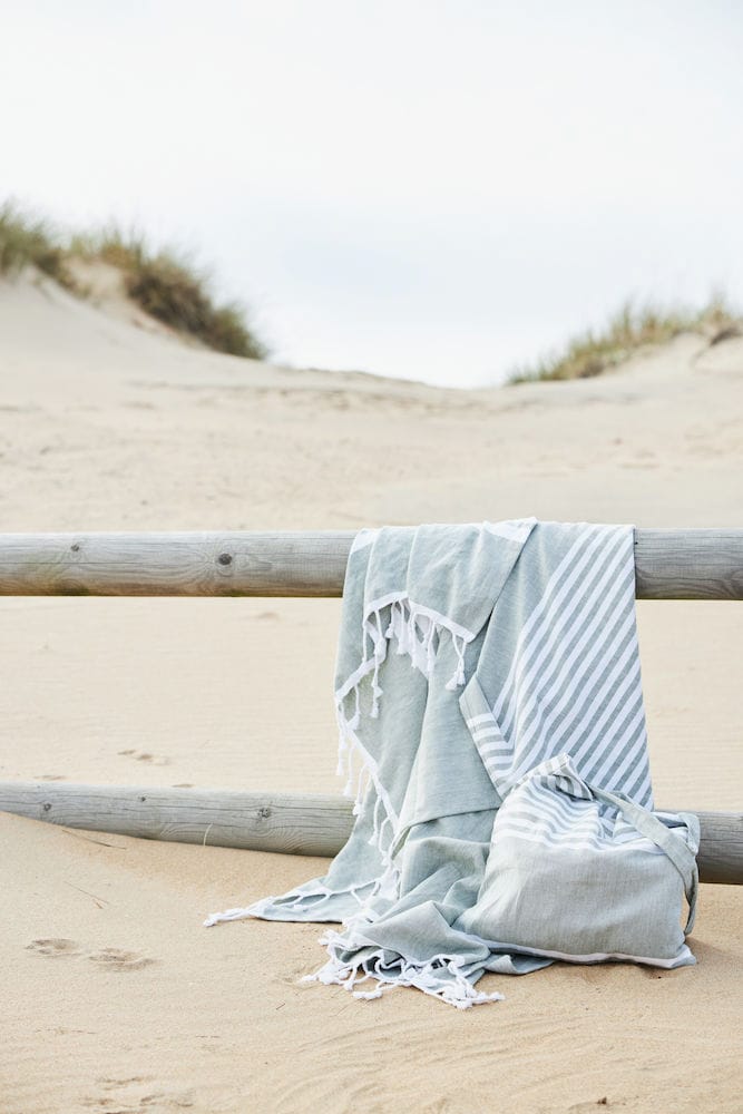 Ella Hamam ręcznik kąpielowy 145x250 cm - Zielony - Sagaform