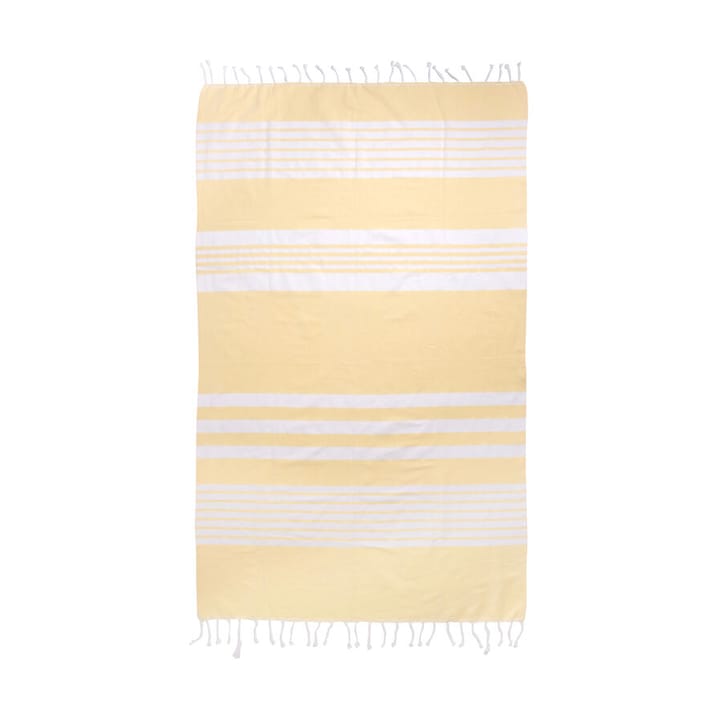 Ella hamam ręcznik w paski 90x170 cm - Żółty - Sagaform