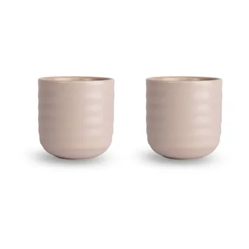 Ellen kubek 2‑pak 180 ml - Kolor kości słoniowej - Sagaform