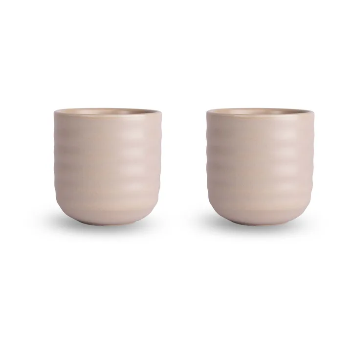 Ellen kubek 2‑pak 180 ml - Kolor kości słoniowej - Sagaform