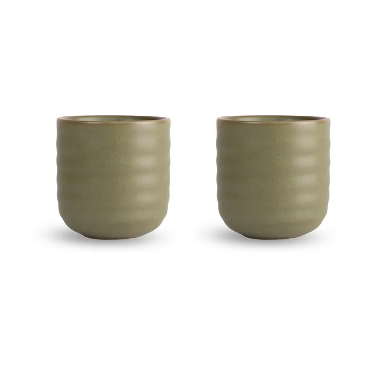 Ellen kubek 2‑pak 180 ml - Zielony - Sagaform