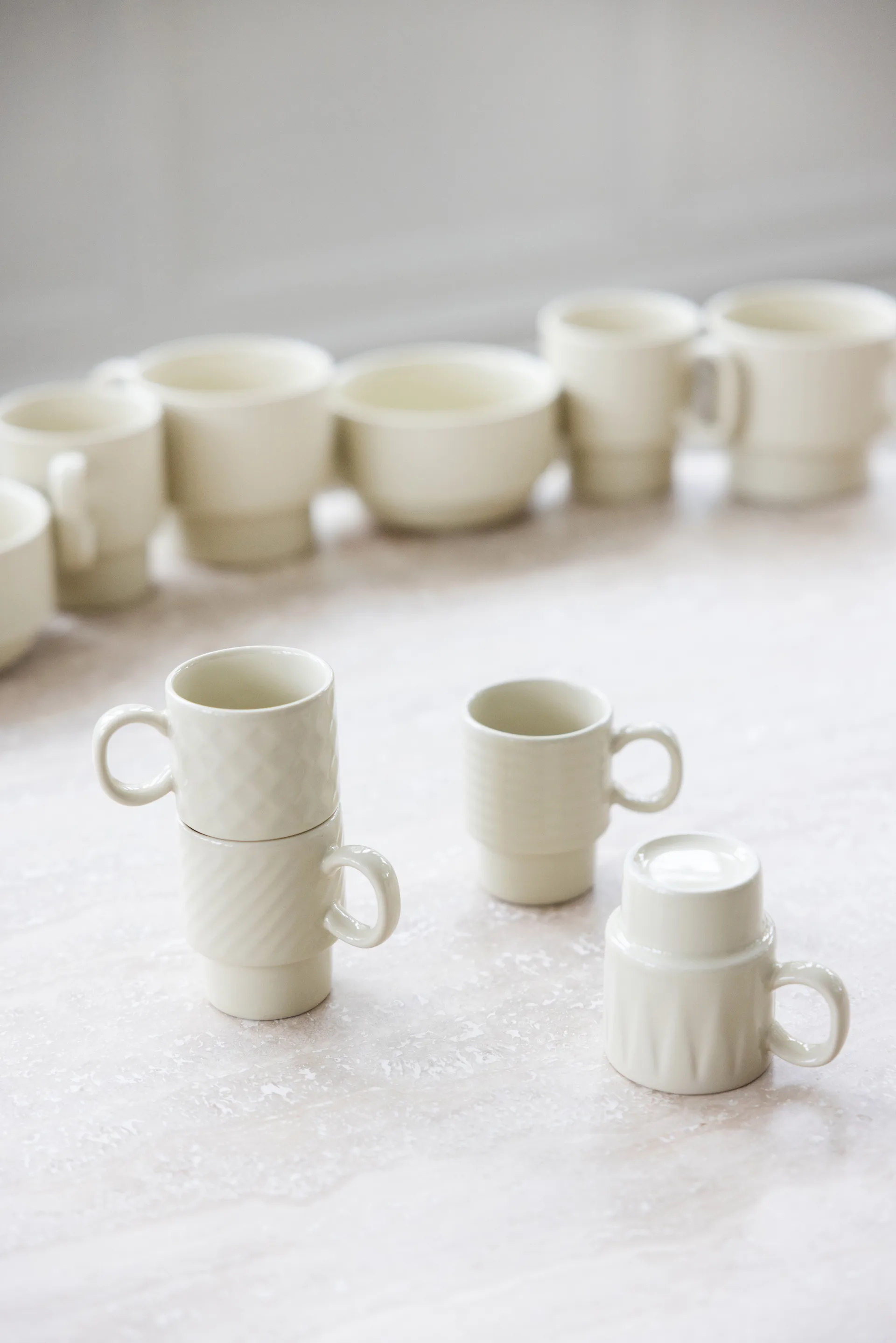 Filiżanka do espresso Coffee & More, 4-pak, Beżowa Sagaform