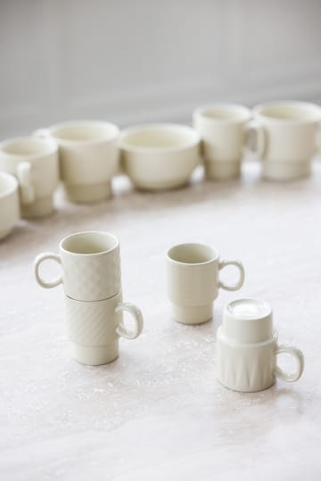 Filiżanka do espresso Coffee & More, 4-pak - Beżowa - Sagaform