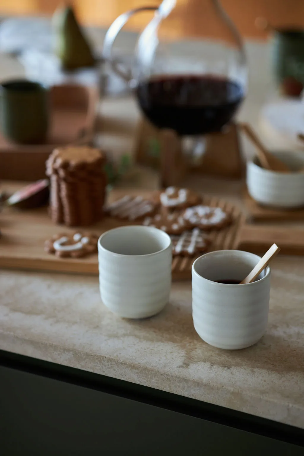 Filiżanki Ellen 2-pak 18 cl, Kolor kości słoniowej Sagaform