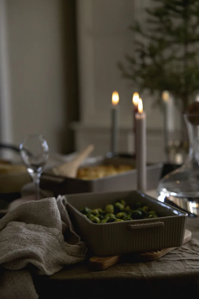 Flora naczynie do piekarnika beżowe, 36x23 cm Sagaform