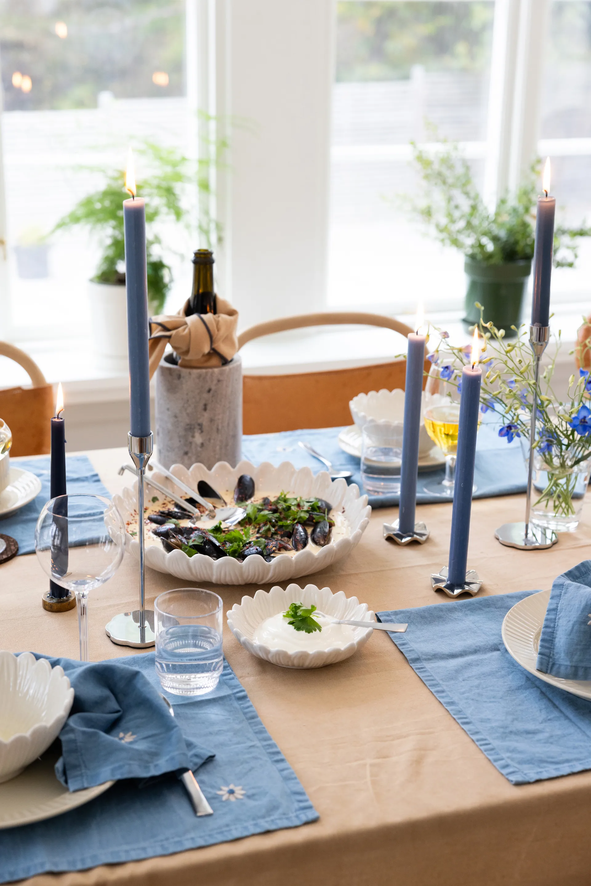 Głęboki półmisek Dagny Ø32 cm, Biały Sagaform