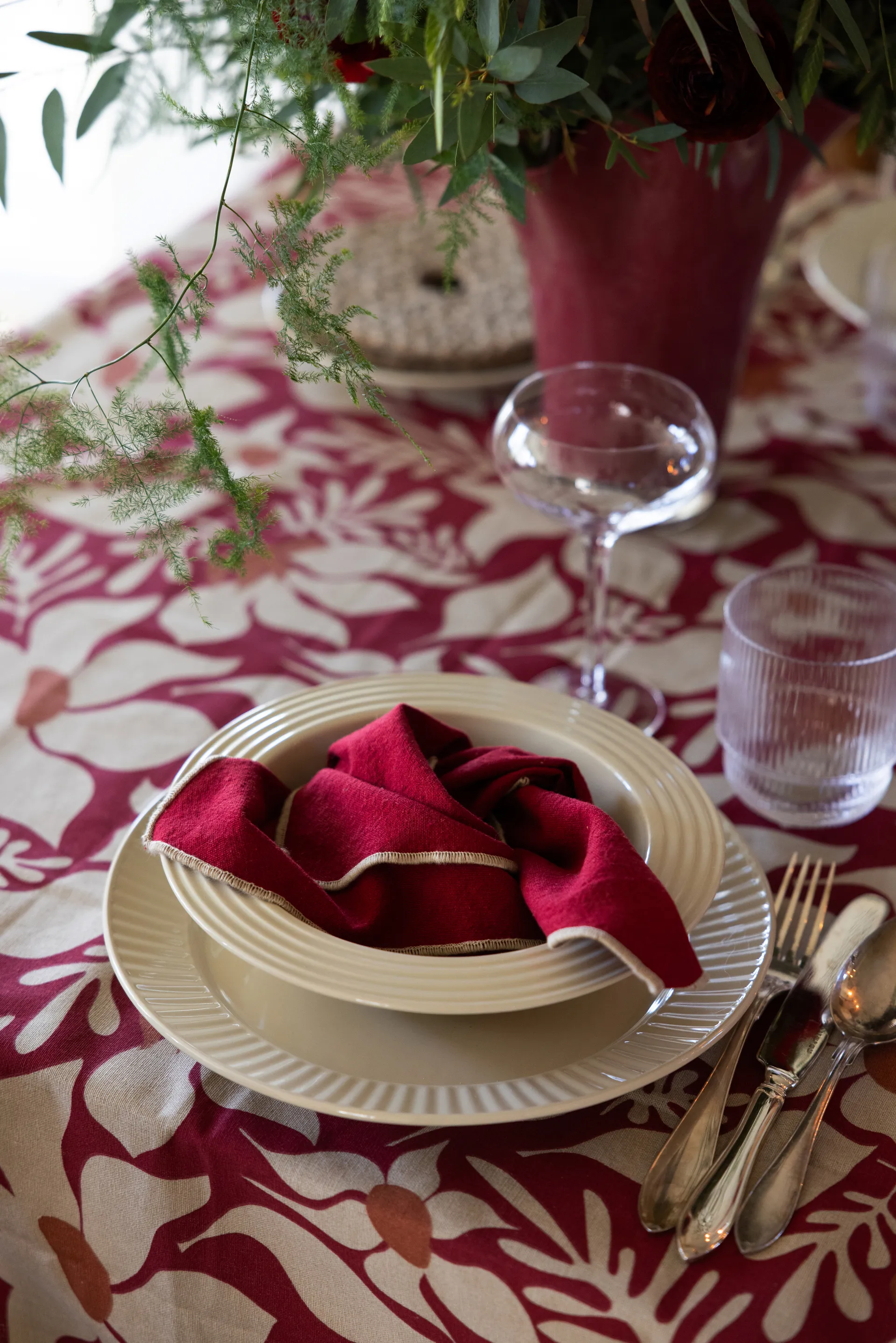 Głęboki talerz Coffee & More Ø22 cm, Beżowy Sagaform