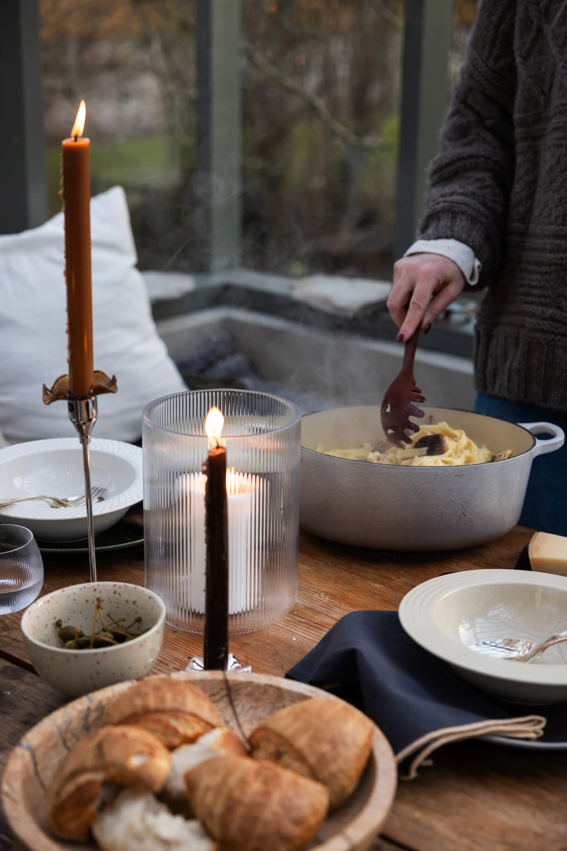 Głęboki talerz Coffee & More Ø22 cm, Beżowy Sagaform