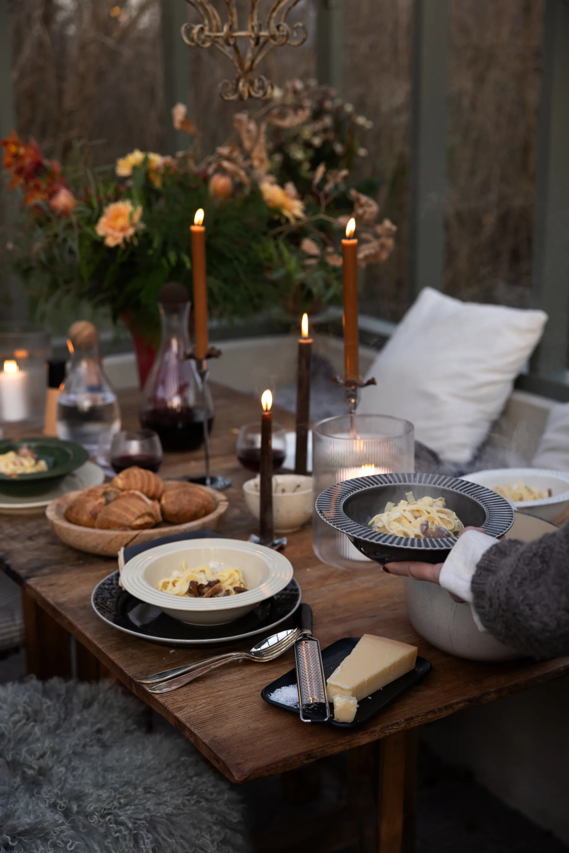 Głęboki talerz Coffee & More Ø22 cm, Szary Sagaform