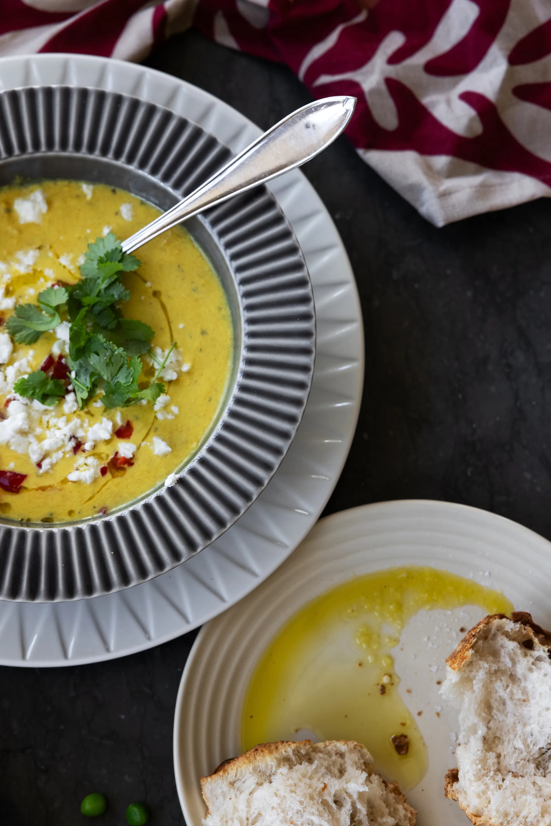 Głęboki talerz Coffee & More Ø22 cm, Szary Sagaform