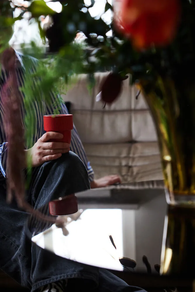 Inka filiżanka 27 cl, Czerwony Sagaform