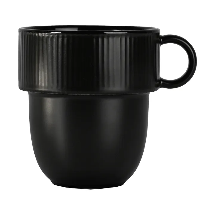 Inka kubek do herbaty 375 ml - Czarny - Sagaform