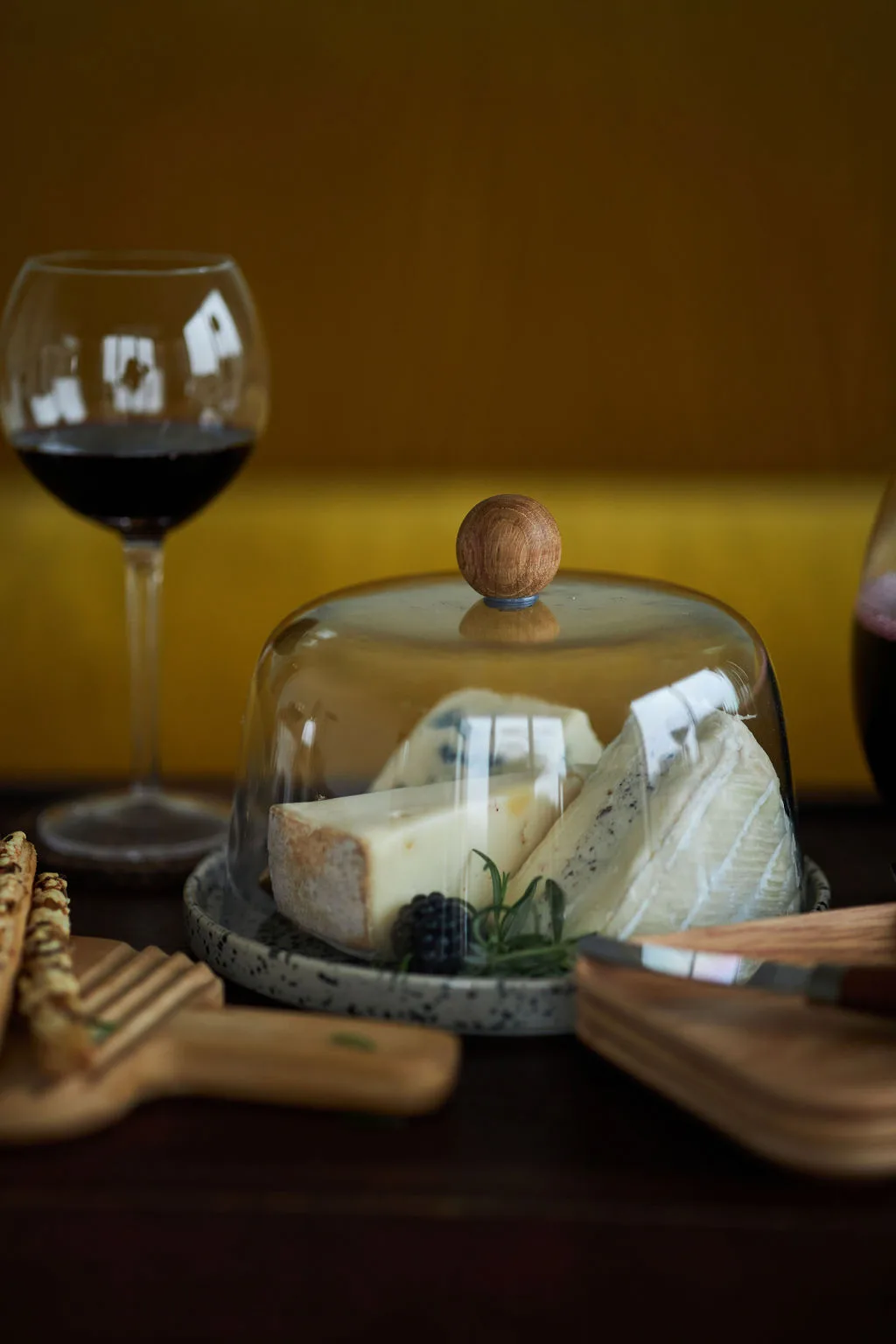 Klosz do sera Ditte, Szaro-czarny Sagaform