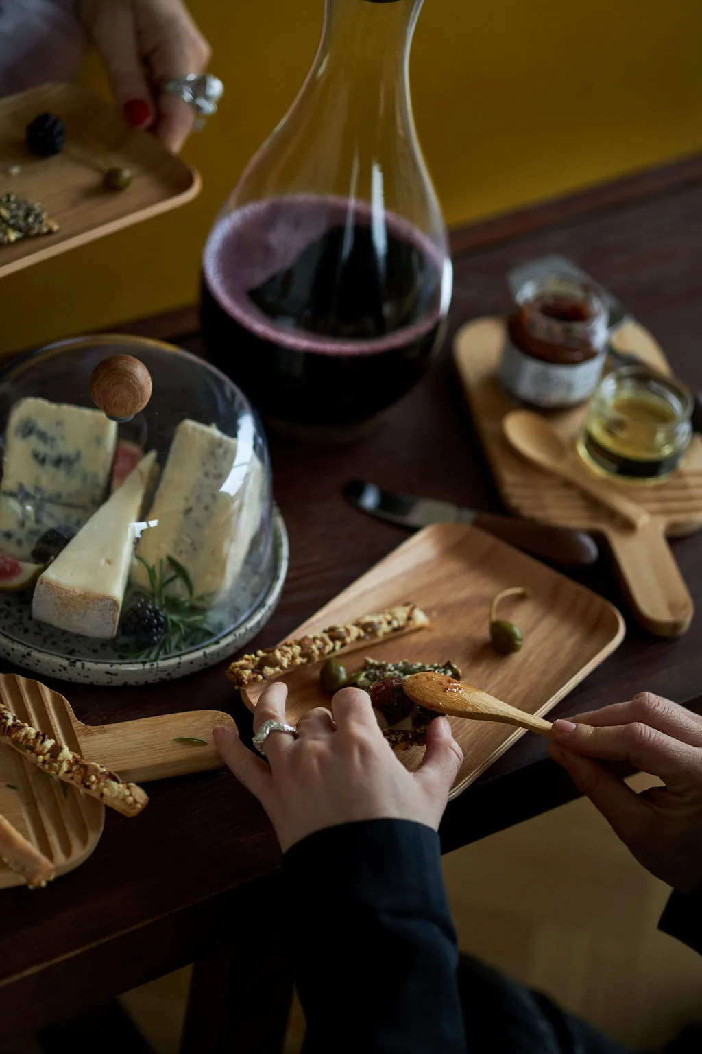 Klosz do sera Ditte, Szaro-czarny Sagaform