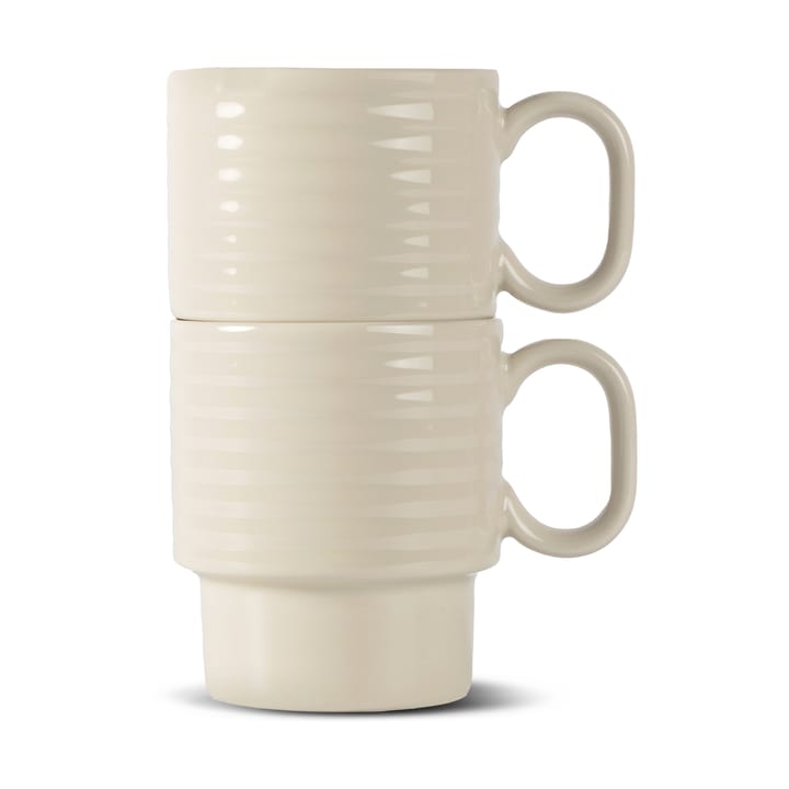 Kubek Coffee & More, zestaw 2 szt - Beżowy - Sagaform