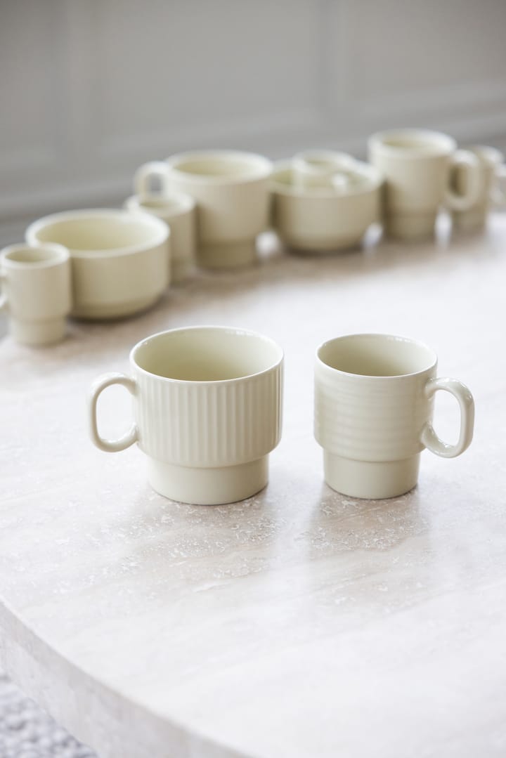 Kubek Coffee & More, zestaw 2 szt, Beżowy Sagaform