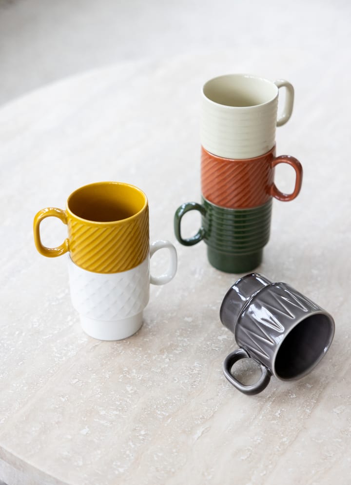Kubek Coffee & More, zestaw 2 szt, Beżowy Sagaform