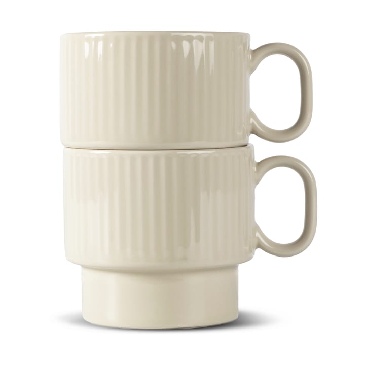 Kubek Coffee & More, zestaw 2 szt - Beżowy - Sagaform