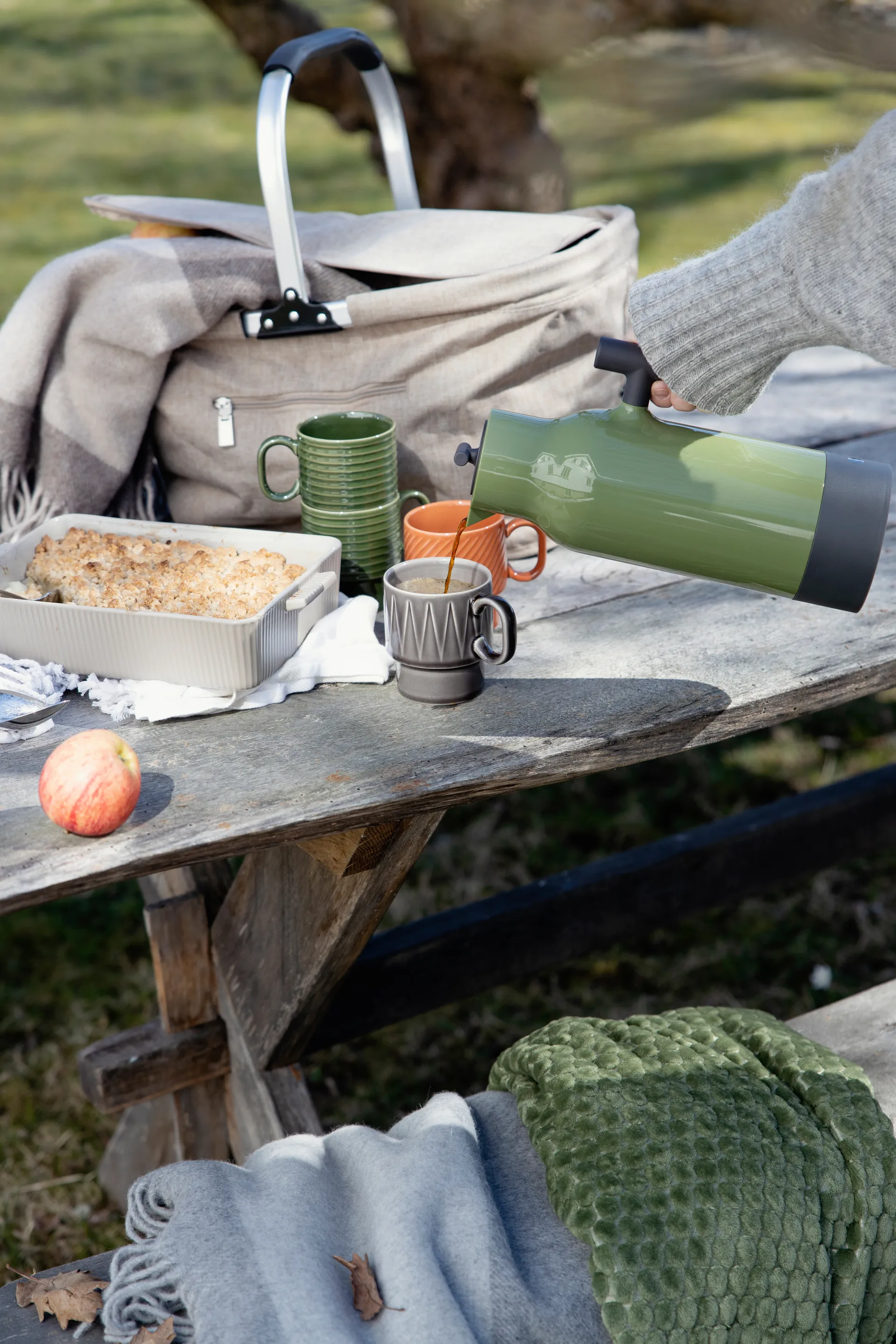 Kubek Coffee & More, zestaw 2 szt, Szary Sagaform