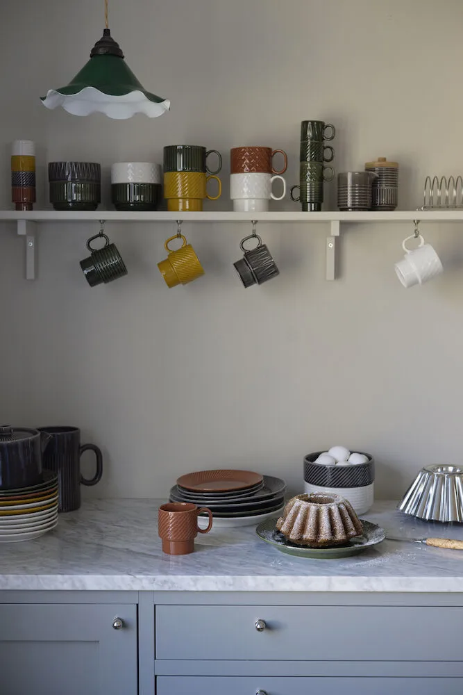 Kubek Coffee & More, zestaw 2 szt, Szary Sagaform