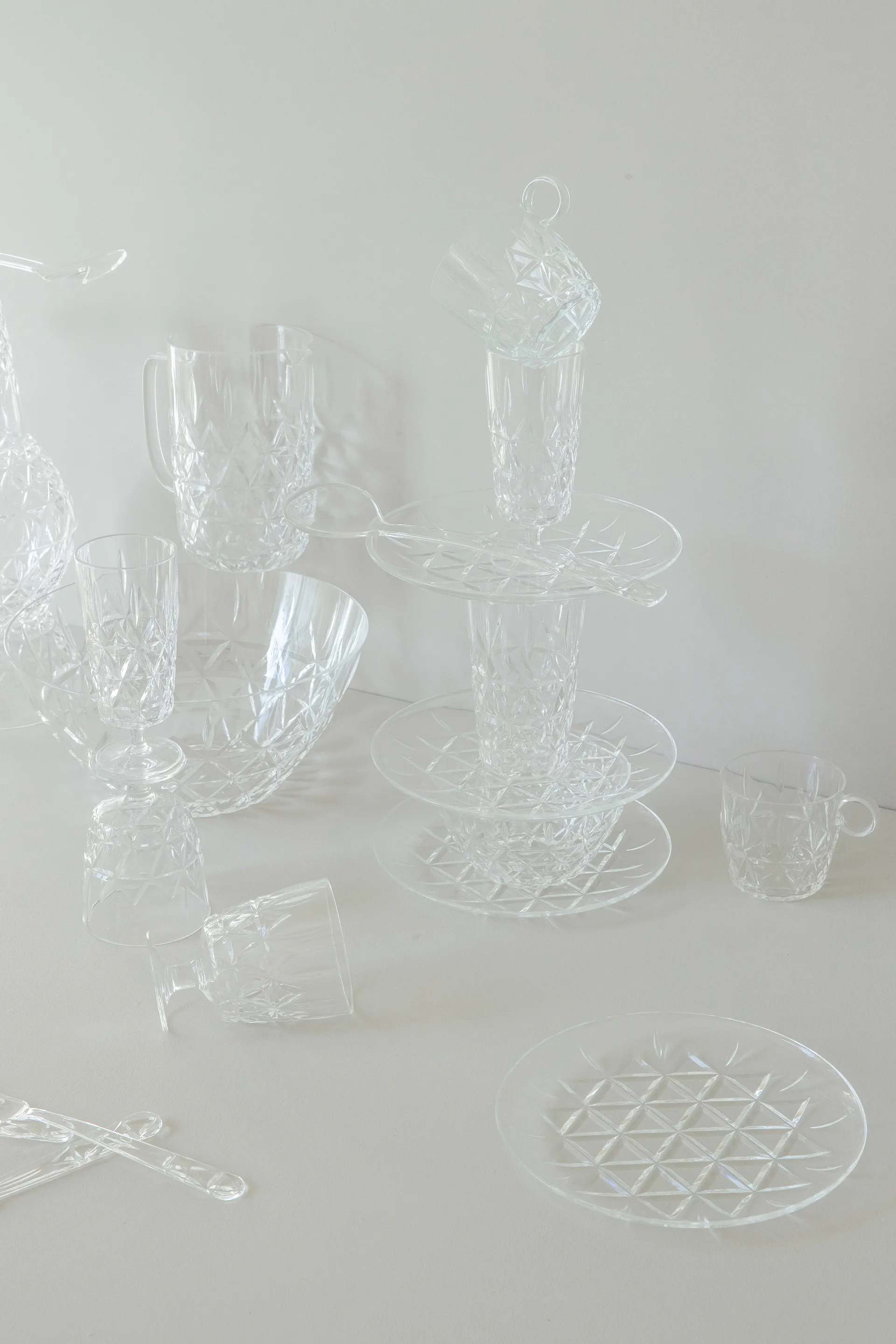 Kubek do kawy piknikowy 4-pak, Przezroczysty Sagaform