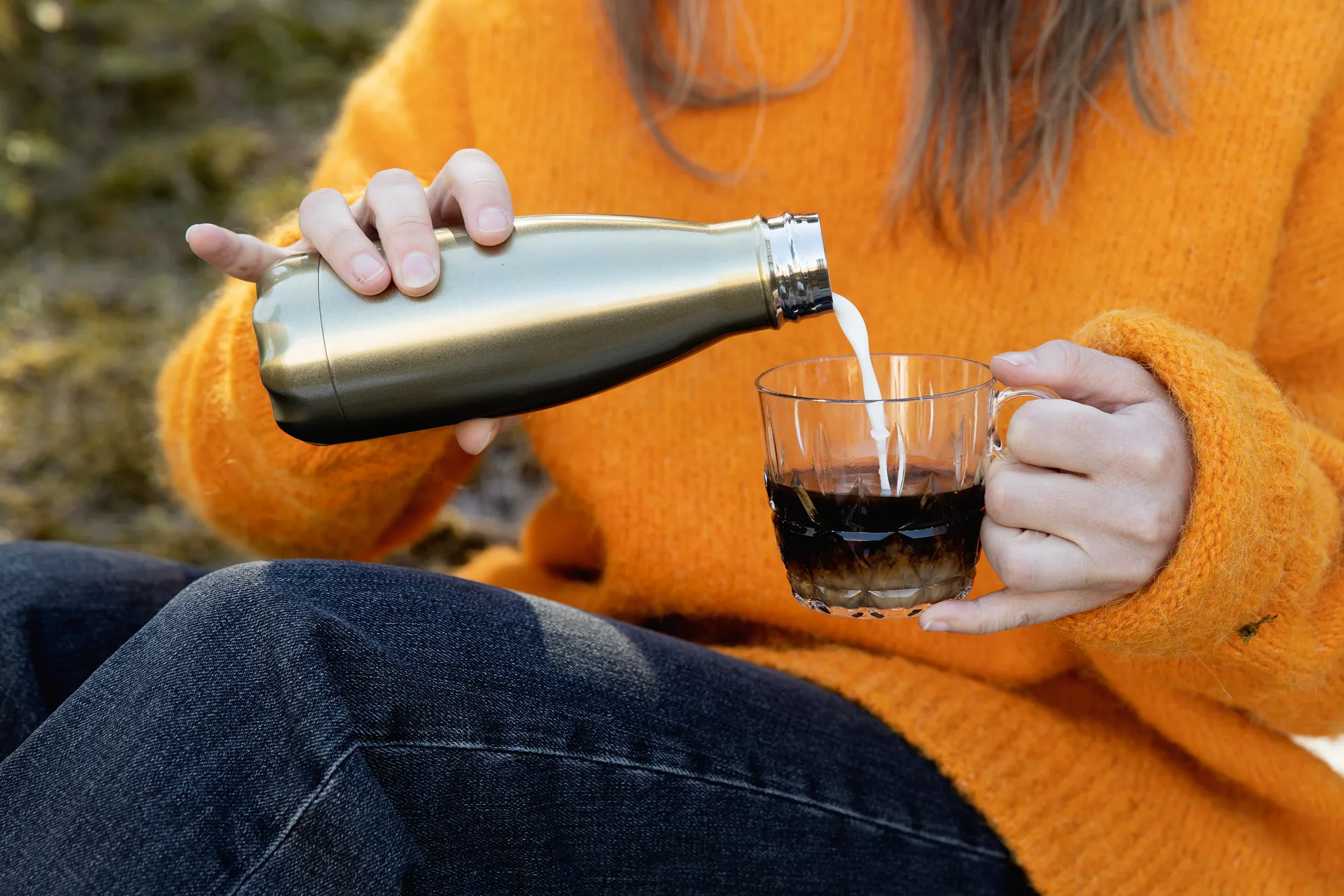 Kubek do kawy piknikowy 4-pak, Przezroczysty Sagaform