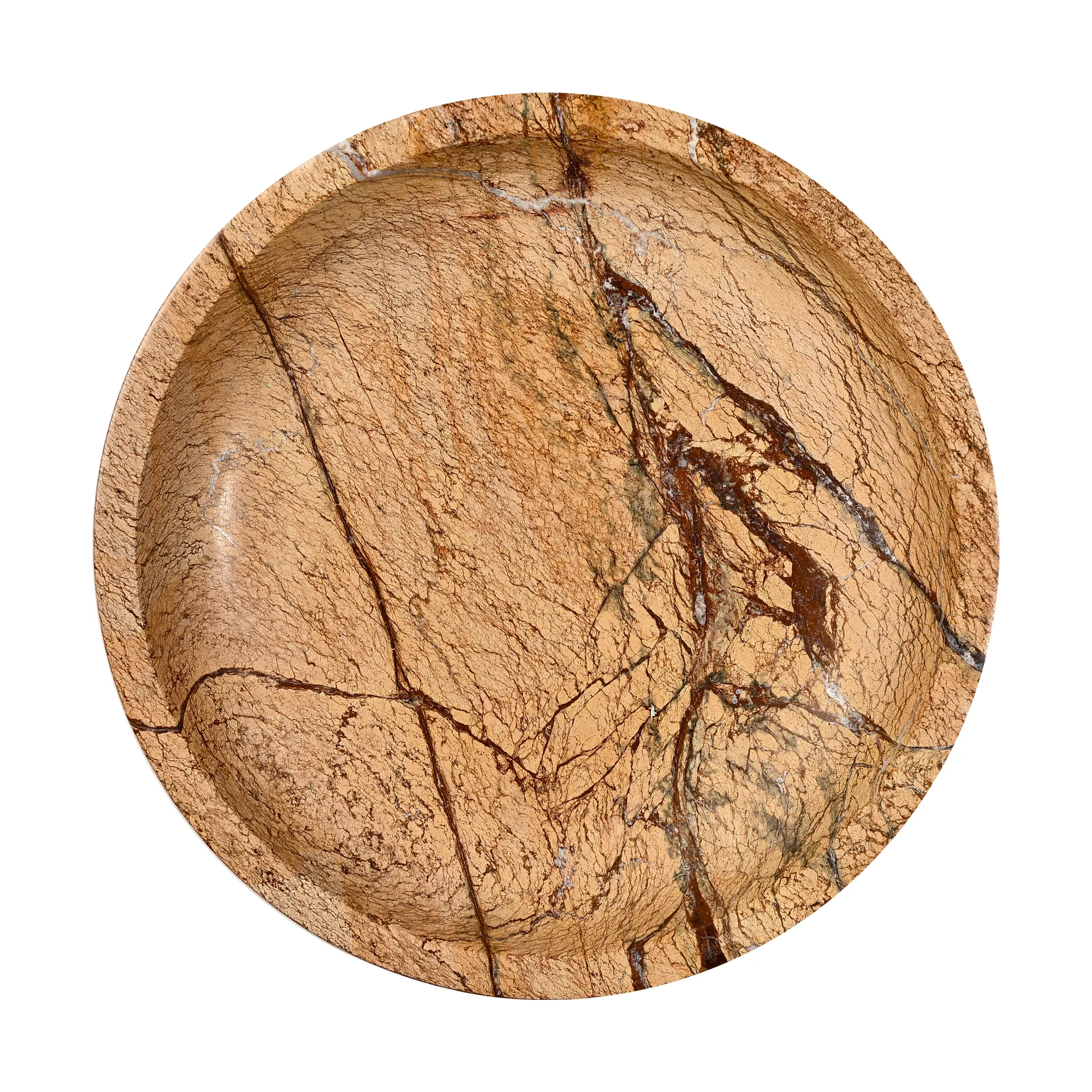 Miska duża Sten Ø28 cm, Brązowy marmur leśny Sagaform