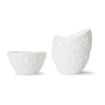 Miska Picknick 4-pak - Biały - Sagaform