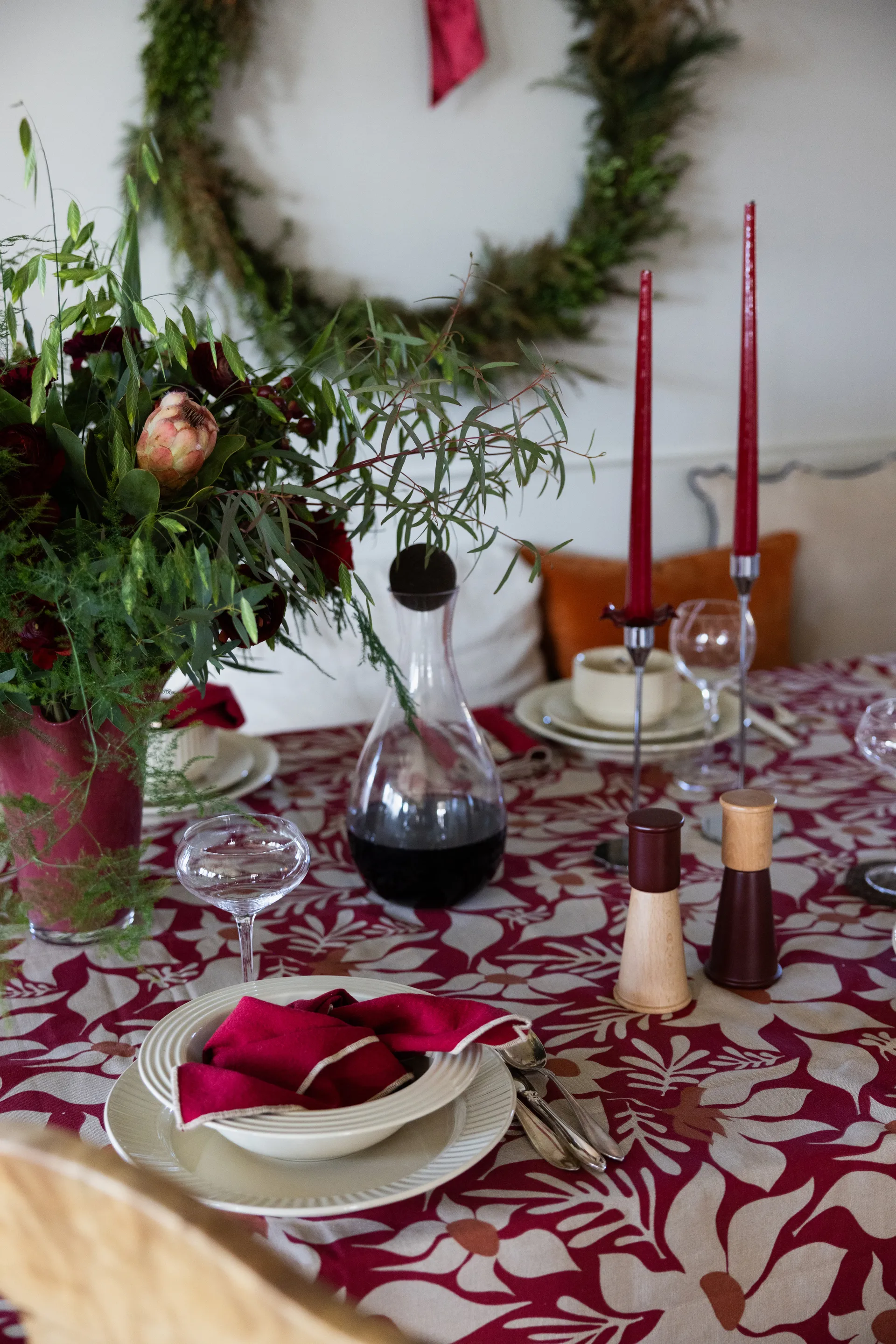 Młynek do soli i pieprzu Gurken mały 2 części, Czerwono-brązowy Sagaform