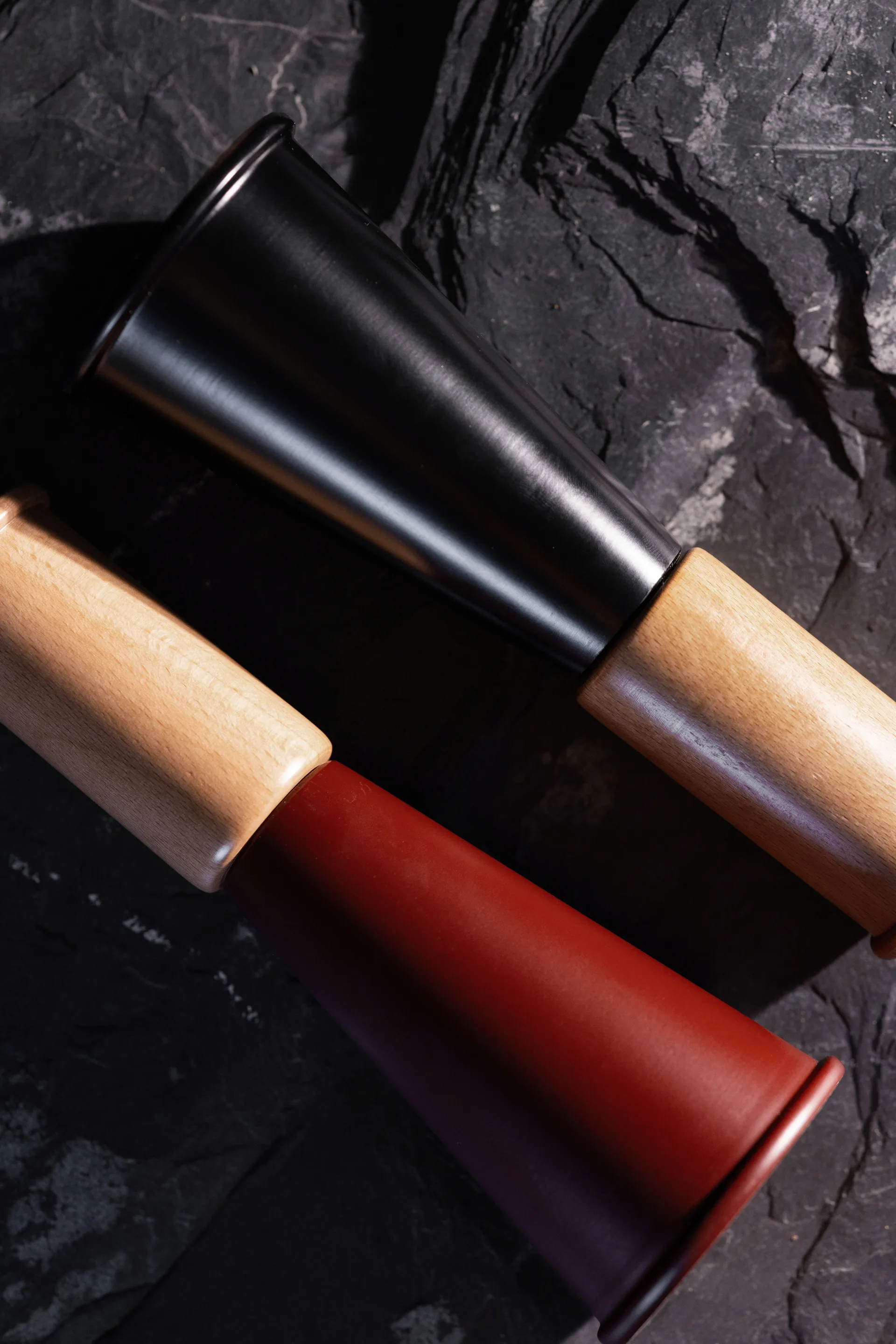 Młynek do soli i pieprzu Gurken średni 20,5 cm, Czerwono-brązowy Sagaform