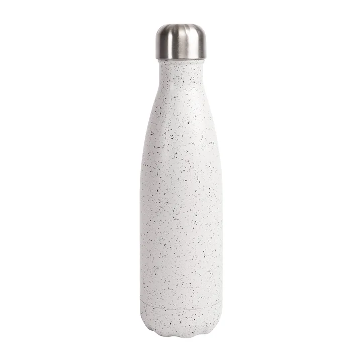 Nils stalowa butelka 500 ml - Biało-czarny - Sagaform