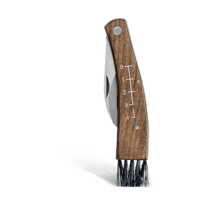 Nóż do grzybów z etui., Dąb Sagaform