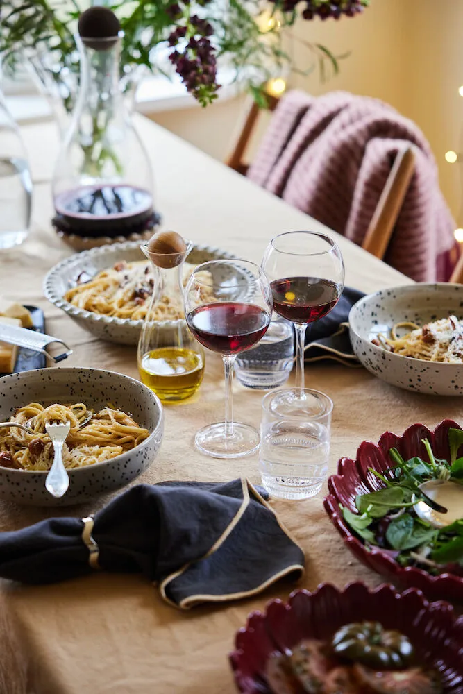 Obrus Edith 150x280 cm, Beżowy Sagaform