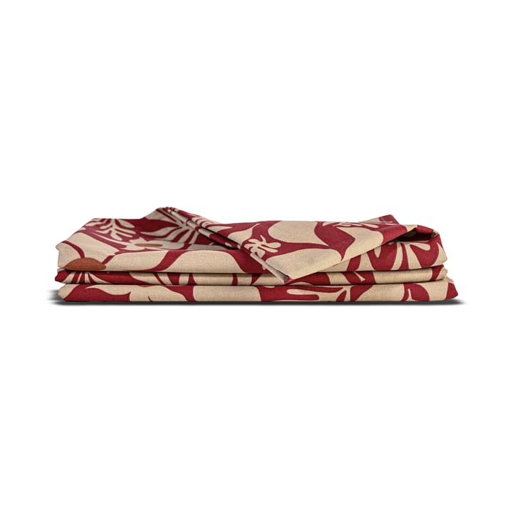 Obrus Edith 150x280 cm - Bordowy - Sagaform